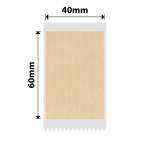 NB745 - - B1 B21 B3S B4 - 40X60MM - 125 Kraft Labels