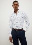 Textured Floral Long Sleeve Shirt
