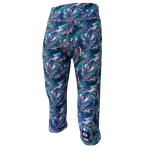 High Waist Funky 3 4 Leggings - Feathers - Ladies XXL - 40