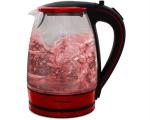Mellerware 1.8L Glass Kettle Colour:red 2200W
