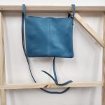 Genuine Leather Brights Edition Handbag Peacock Blue