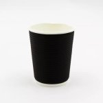 Ctg Ripple Black Cup 250ML 25