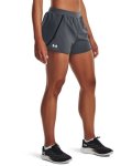 Women's Ua Mileage 3.0 Shorts - Pitch Gray LG