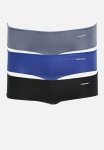 Jockey 3 Pack Npl Knicker - Black grisaille blue