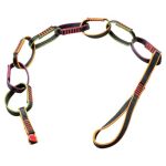 Kronabelle Nylon Webbing Climbing Descender Sling Multi-loop Design For Rappelling & Outdoor Adventures