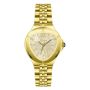 Women's Luxury Shield-shaped Watch - Radiant Gold Sunray Dial