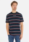 Tommy Hilfiger Tjm Reg S Classic Stripe Tee - Dark Night Navy