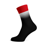 Indonesia Flag Socks - Medium Black