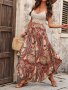 Paisley Print Wide Leg Pants Casual & Versatile High Waist Pants For Spring & Summer Women's Clothing
