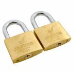 Sanlic Jaguuar Brass Keyed Alike Padlock – 50MM – 2 Pack