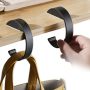 Kisoy 2PCS C Shape Purse Hook For Table Handbag Hanger For Desk Heavy Duty Purse Hook Bag Holder Made Of High-strength Alloy Materials Hanger Various
