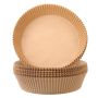 100PCS Kitchen Disposable Paper Liner Nonstick Air Fryer Round Baking Paper