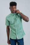 Linen Shirt Short Sleeve - Rich Fern - XXL Wasabi