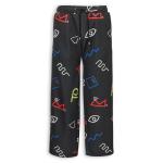 Black Print Jogger Pants