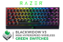 Razer Blackwidow V3 MINI Hyperspeed Wireless Keyboard - Green Switches