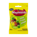Maynards Sour Fruit Jubes 75G