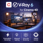Chaos V-ray 6 For Cinema 4D - Windows - Lifetime