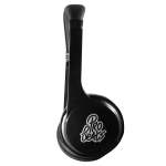 PR-2001-BK Pro Bass Elevate Series Stereo Aux Headphone With Built In MIC Black