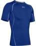 Men's Ua Heatgear Armour Short Sleeve Compression Shirt - ROYAL-400 / Sm