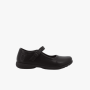 Girls Scala Mary Jane Buckle School Shoe Black - 2