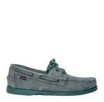 Sebago Dockside Portland Nu Buck Indigo Green A73