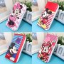 Authorized: 1PC Disney Mickey New Cartoon Cute Two-fold Multi-card Slot Ladies Wallet Fresh And Sweet Zippered Clutch Coin Purse