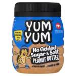 Yum Yum No Added Sugar And Salt Peanut Butter 400GR