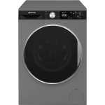 Smeg 10KG Silver Dark Inox Washing Machine Autodose + Steam + Aquajet - WM3T04XSA