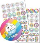 Reward Stickers English Rainbow