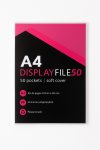 A4 Display File 50 Pocket Soft Cover