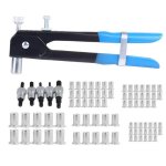 Aluminum Alloy M3-M8 Blind Rivet Nut Tool - 86PCS
