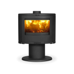 Bow On Pedestal Slow Combustion Cast Iron Fireplace