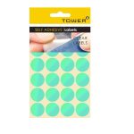 Tower Transparent Colour Labels Green
