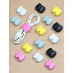 15PCS Multicolor Cable Organizer Clips - Versatile Cord Wraps For Earphones & Chargers Easy Storage Solution