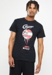 NBA Chicago Bulls Fashion Paint Ball Print T-Shirt - Black