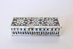 Mother Of Pearl Black Box Rectangular – 5X23X8CM
