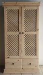 Amoire Linen + 2 Drs - Raw - Mb Pine