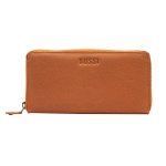 Bossi Taylor Leather Ladies Large Single Zipper Brown