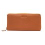 Bossi Taylor Leather Ladies Large Single Zipper Brown