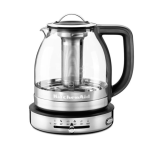 1.5L Kitchenaid Steep&boil Glass Cordless Kettle