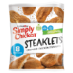 Frozen Original Crumbed Chicken Steaklets 520G