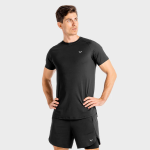 Men's Core Mesh Tee Lightweight Training T-Shirt - Onyx XX Large Male