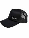 Biket Trucker Cap Black