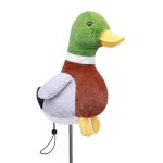 Funny Mallard Duck Golf Headcover Animals Plush Golf Club Head Covers Small Size Fits Hybird And Irons Large Size Fits Standard