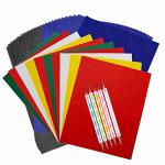 100 Sheets Carbon Transfer Paper Tracing Paper Carbon Graphite Copy Paper With 5 Pieces Embossing Styluses Stylus Dotting Tools