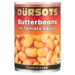 Dursots Butterbeans In Tomato Sauce 410G