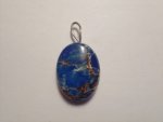 Magnesite Pendant Lapis Lazuli Color F539