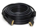 Vcom HD Vga 3+6 +2 Ferrite Black Male To Male Cable 30M