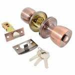 Jaguar Tulip Knoblock Door Lock - Antique Copper - Mica Online