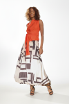 Midi Skirt - 40 Black And White